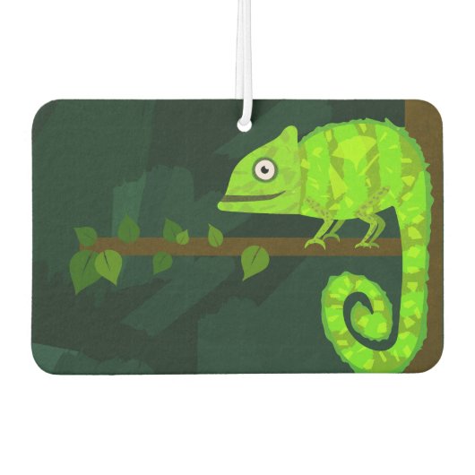 Désodorisant Pour Voiture Caméléon mignon vert (Devant)