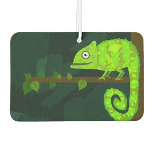 Désodorisant Pour Voiture Caméléon vert mignon