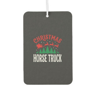 Désodorisant Pour Voiture Camion à chevaux de Noël Père Noël Traîneau