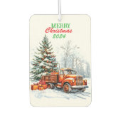 Désodorisant Pour Voiture Camion de Noël (Devant)