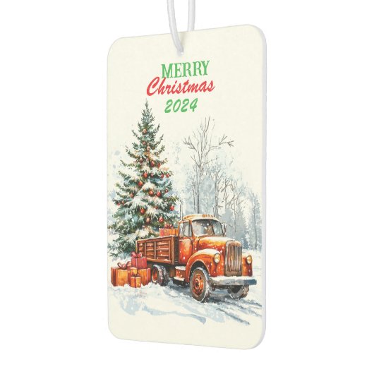 Désodorisant Pour Voiture Camion de Noël (Gauche)