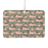 Désodorisant Pour Voiture Camo Dachshund & Rabbit (Dos)