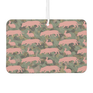Désodorisant Pour Voiture Camo Dachshund & Rabbit
