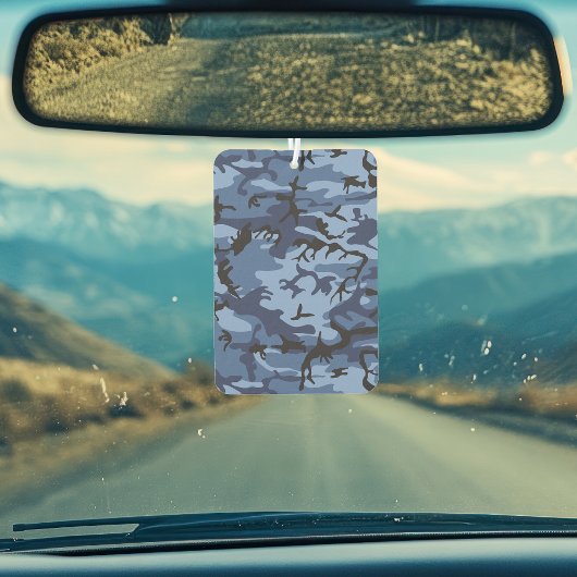 Désodorisant Pour Voiture Camouflage bleu marine, Militaire, Armée