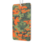 Désodorisant Pour Voiture Camouflage orange et vert, Militaire, Armée (Gauche)