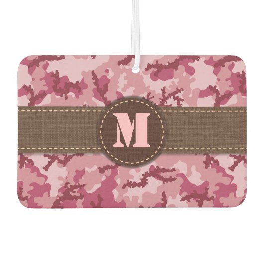 Désodorisant Pour Voiture Camouflage rose (Devant)