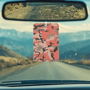Désodorisant Pour Voiture Camouflage rouge et Brown, Armée