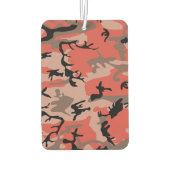 Désodorisant Pour Voiture Camouflage rouge et Brown, Armée (Dos)