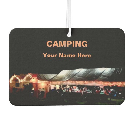 Désodorisant Pour Voiture Camping Air Freshener (Devant)