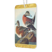 Désodorisant Pour Voiture Canards Widgeon américains sur une roche (Gauche)