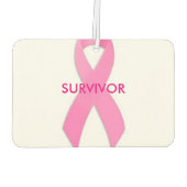 Désodorisant Pour Voiture Cancer du sein Survivant Air Freshner (Dos)