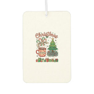 Désodorisant Pour Voiture Canne à sucre de Noël Cacao Chaos Arbre Mug Cadeau