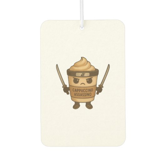 Désodorisant Pour Voiture Cappuccino Assassino (Devant)