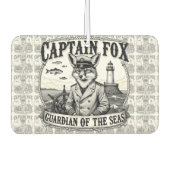 Désodorisant Pour Voiture Captain Fox Guardian of Seas Nautical Design (Devant)