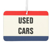 Désodorisant Pour Voiture Car Dealership Promotional Signage Customizable (Dos)