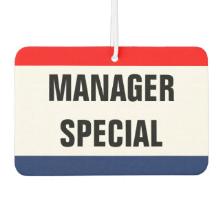 Désodorisant Pour Voiture Car Manager Special Promo Signage Customizable