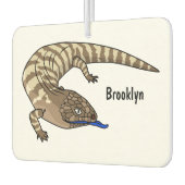 Désodorisant Pour Voiture Caricature de lézard rouge (Gauche)