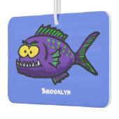 Désodorisant Pour Voiture Caricature de poisson de Piranha (Gauche)