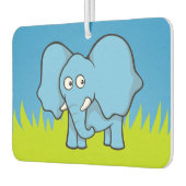 Désodorisant Pour Voiture Caricature d'éléphant bleu (Gauche)