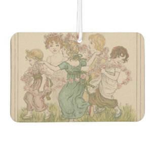 Désodorisant Pour Voiture Carte de la Saint-Valentin antique, Kate Greenway,