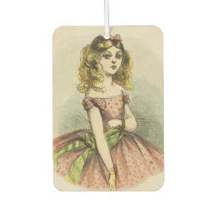 Désodorisant Pour Voiture Carte de la Saint-Valentin romantique rétro, 19e s