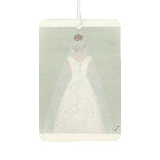 Désodorisant Pour Voiture Carte de mariée (Devant)