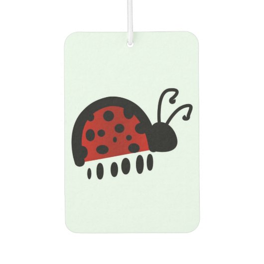 Désodorisant Pour Voiture Carte postale Ladybug (Devant)