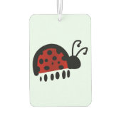 Désodorisant Pour Voiture Carte postale Ladybug (Dos)