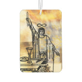 Désodorisant Pour Voiture Carte Tarot Magicien (Dos)