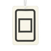 Désodorisant Pour Voiture Carte Zener | Carré creux (Dos)