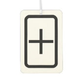 Désodorisant Pour Voiture Carte Zener | Connexion Plus (Devant)