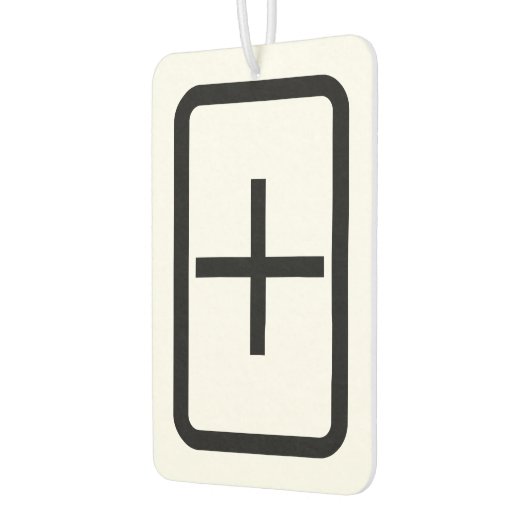 Désodorisant Pour Voiture Carte Zener | Connexion Plus (Gauche)