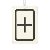 Désodorisant Pour Voiture Carte Zener | Connexion Plus (Dos)