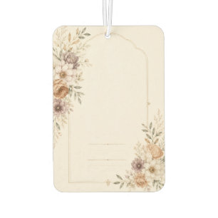 Désodorisant Pour Voiture Carton d'invitation de mariage d'art fin avec pein