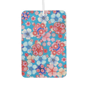 Désodorisant Pour Voiture Cascade bleue en cascade Floral Chirimen