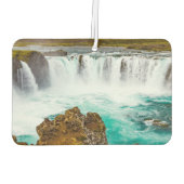 Désodorisant Pour Voiture Cascade de Godafoss, Islande (Dos)