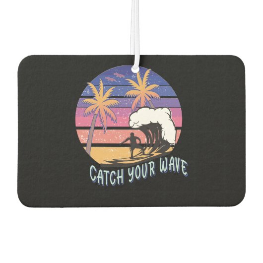 Désodorisant Pour Voiture Catch Your Wave (Devant)