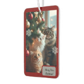 Désodorisant Pour Voiture Cats Ornate Tree, Image Text, Customize,  (Gauche)