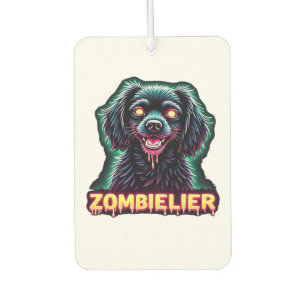 Désodorisant Pour Voiture Cavalier King Charles Spaniel CKCS Chien Zombie Ha
