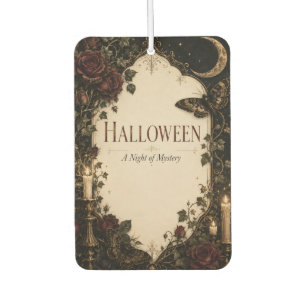 Désodorisant Pour Voiture Célébration élégante de Halloween gothique