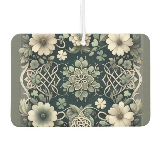Désodorisant Pour Voiture Celtic Clover Floral Charm (Devant)