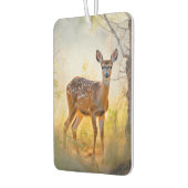 Désodorisant Pour Voiture Cerf gracieux dans la conception de la nature fore (Gauche)