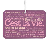 C'est La Vie voiture air frais