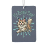 Désodorisant Pour Voiture C'est Zoomie Time Maine Coon Cat (Dos)