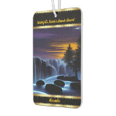 Désodorisant Pour Voiture Chaleureuse cascades nocturnes avec une touche per (Gauche)