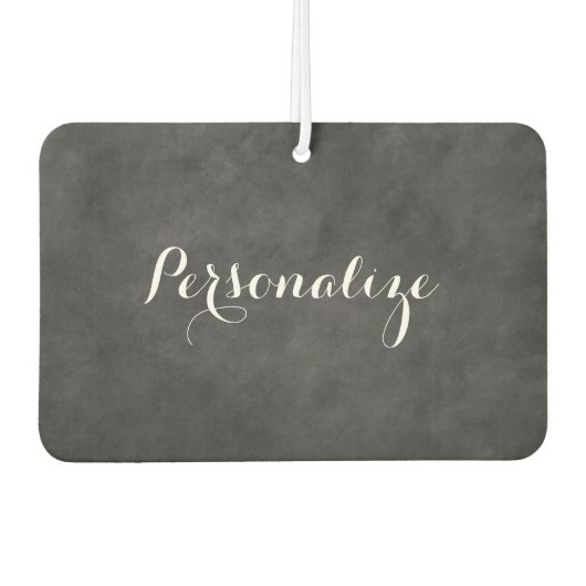 Désodorisant Pour Voiture Chalkboard mariage typographie voiture air freshen (Devant)