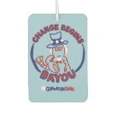 Désodorisant Pour Voiture #ChangeBeginsBayou Freshener (Devant)