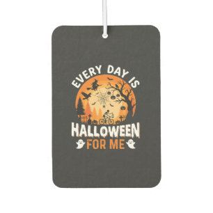 Désodorisant Pour Voiture Chaque Jour Est Halloween Vintage T Shirt Design