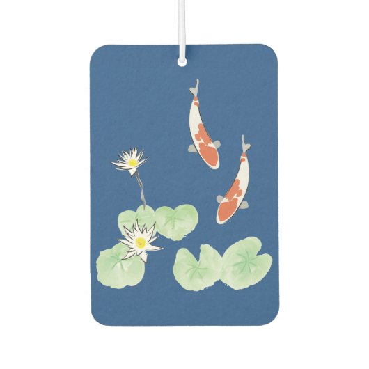 Désodorisant Pour Voiture Char Koi Pond Air Freshener (Devant)