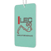 Désodorisant Pour Voiture Charles Leclerc, Formule 1, Grand Prix de Monaco (Gauche)